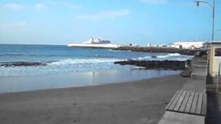 preview picture of video 'Playa de Gran Tarajal, Fuerteventura. Gran Tarajal Beach. Strand.'