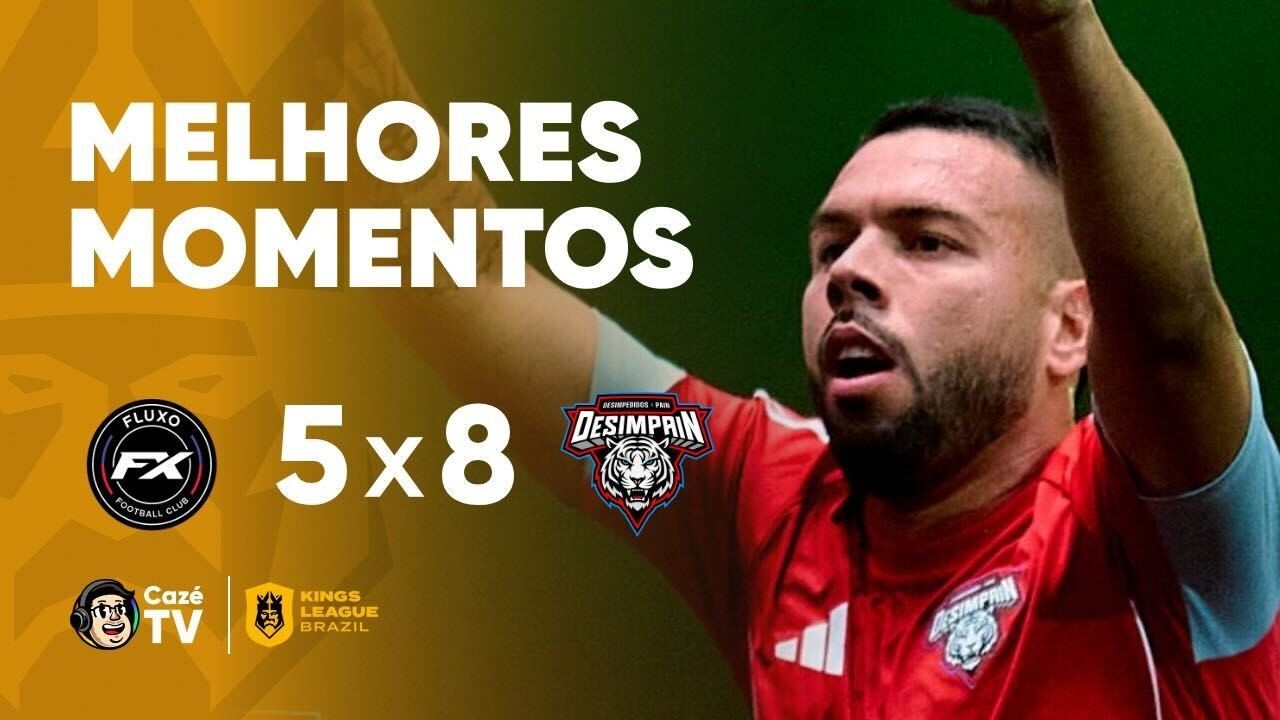 MELHORES MOMENTOS: FLUXO 5 X 8 DESIMPAIN | KINGS LEAGUE BRAZIL 2026 | 3ª RODADA