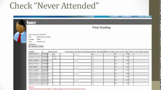 Entering NA Grades in Web Advisor