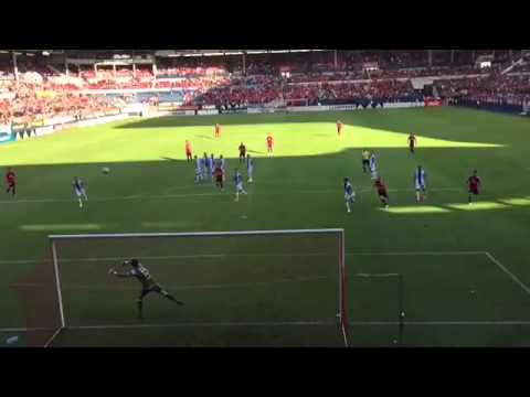 El gol de falta de Roberto Torres contra el Leganés, a cámara lenta