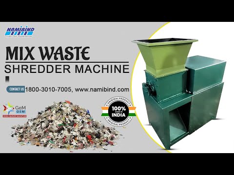 Mix Waste Shredder Machine PWS-1000