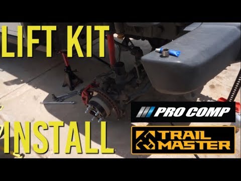 Installing a 3" Lift Kit in My Driveway without any special tools!