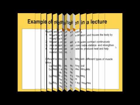 コーネルノート (Cornell Notes)