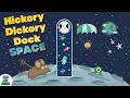 Hickory Dickory Dock (Space Edition) | Mouse Clock Song | Nursery Rhymes for Kids #shorts
