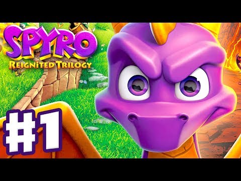 Spyro Reignited Trilogy - Spyro The Dragon - Gameplay Walkthrough Part 1 - Artisans (120%)
