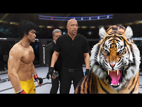 UFC 4 Bruce Lee vs Tiger | EA Sports UFC 4