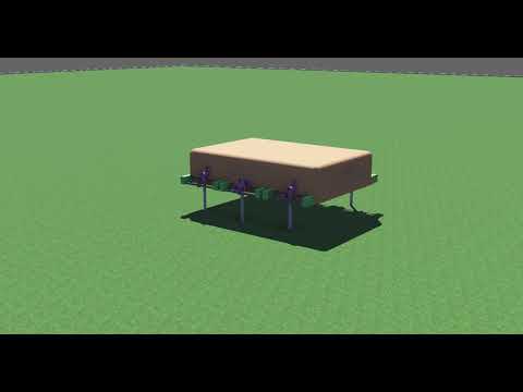 WaCaR (USG) - Free Walking Robot in Webots