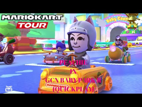 Mario Kart Tour - Peachie in GCN Baby Park R (Quickplay)