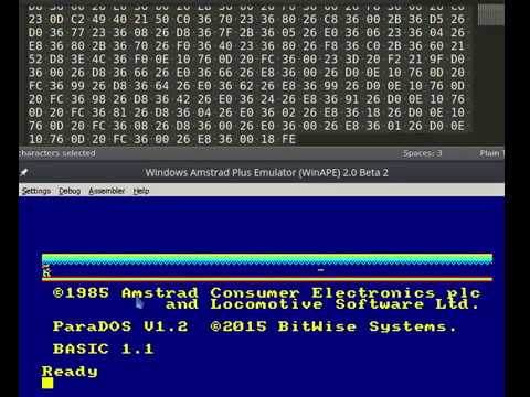 Machine Code Animation Example [ Amstrad CPC ]