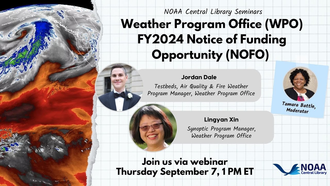 Weather Program Office (WPO) FY2024 Notice of Funding Opportunity (NOFO)