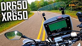 Big Bore Build Road Test Highlights: XR650L ADV Build vs DR650 Performance Build