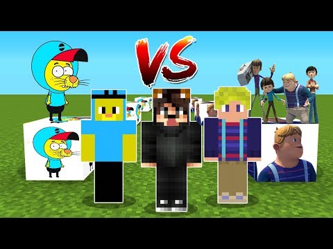 KRAL ŞAKİR VS RAFADAN TAYFA ŞANS BLOKLARI! 😱 - Minecraft