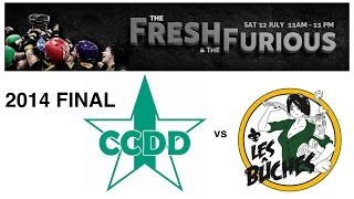 preview picture of video 'GTAR The Fresh The Furious 2014 Championship Finals CCDD Canon Dolls vs Les Bûches Roller Derby'