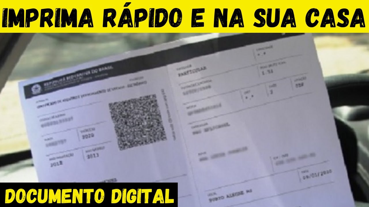 VEJA COMO IMPRIMIR O DOCUMENTO EM MENOS DE 1 MINUTO