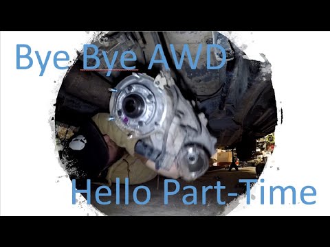 Durango Transfer Case Swap. AWD to Part Time. Dreadnought Rock Crawler Build Series
