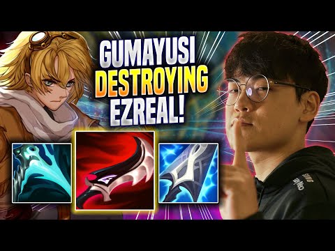 GUMAYUSI DESTROYING WITH EZREAL! - T1 Gumayusi Plays Ezreal ADC vs Lucian! | Season 2023