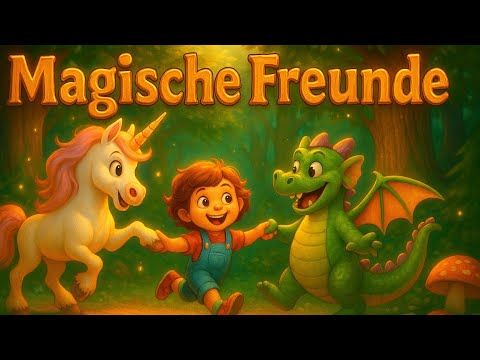 Magische Freunde 🦄✨ | Das fröhliche Kinderlied über Einhörner, Drachen & Fabelwesen!