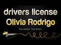 Olivia Rodrigo Drivers License Karaoke Version