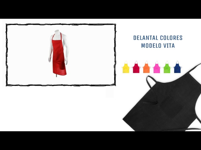 Vídeo relacionado con Wanapix | Delantales Personalizados con Fotos y Textos | Delantal de Cocina Customizado | Ribete en Colores Variados | Regalo ideal para Cocinillas y aficionados a Cocinar (Ribete negro)