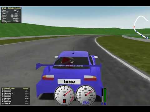 TORCS gameplay car5-trb1 versus all on Road Tracks - E-Track 4
