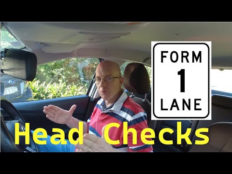 057 How To Pass NSW Driving Test 'Form 1 Lane Head Checks'