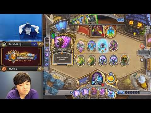 Hearthstone Grandmasters 2019: Tom60229 vs Ryvius | Week 1 Day 2 | Asia-Pacific