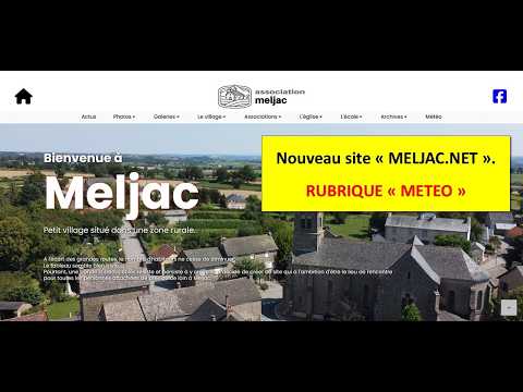 Présentation de la rubrique "METEO".