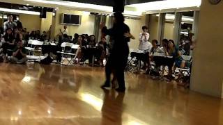 Milena Plebs y  David Palo at HK , performance 1, 21 May 2011 Welcome milonga