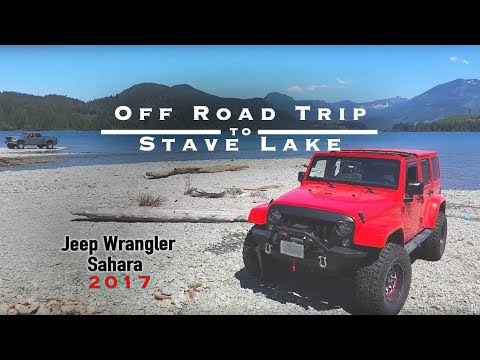 Going Off Road in Mission BC in a 2017 Jeep Wrangler, Sahara