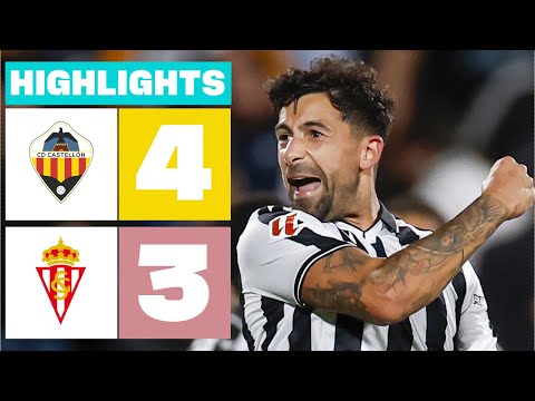 CD CASTELLÓN 4 - 3 REAL SPORTING I HIGHLIGHTS LALIGA HYPERMOTION