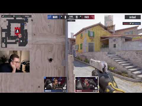 CS2 - Twistzz INSANE 1vs3 CLUTCH with DEAGLE vs NaVi to push FaZe to 4 match points