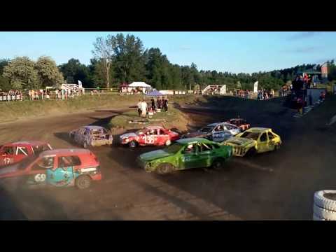 Roncs Auto Show 2017.05.27. Nagy kategória ütközéses délutáni futam