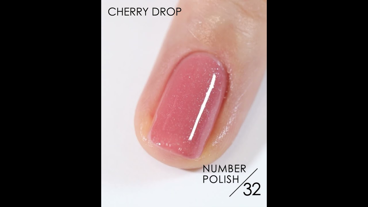 NUMBER POLISH 32 Cherry Drop / チェリードロップ