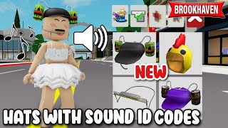 HATS WITH SOUND ID CODES FOR BROOKHAVEN 🏡RP 😲😎