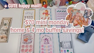 $70 monday minis!! using low income savings challenges for home & month ahead savings