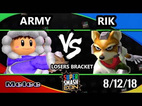 SSC 2018 SSBM - Rik (Fox) Vs. TNC | Army (Ice Climbers) Smash Melee Pools