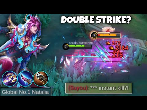ROAMER NATALIA NEW BEST ONE SHOT BUILD IN 2025 🔥💯 | MLBB