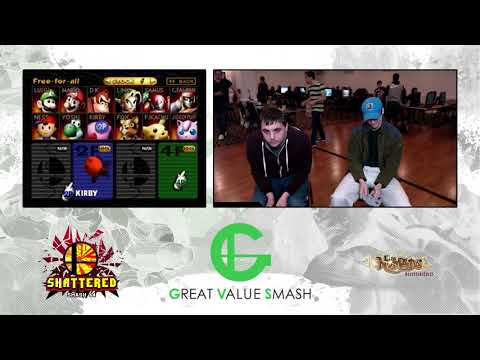 Smash 64: Spongy (Kirby) V The Yid (Yoshi, Pikachu) - Shattered 153 Tournament SSB64