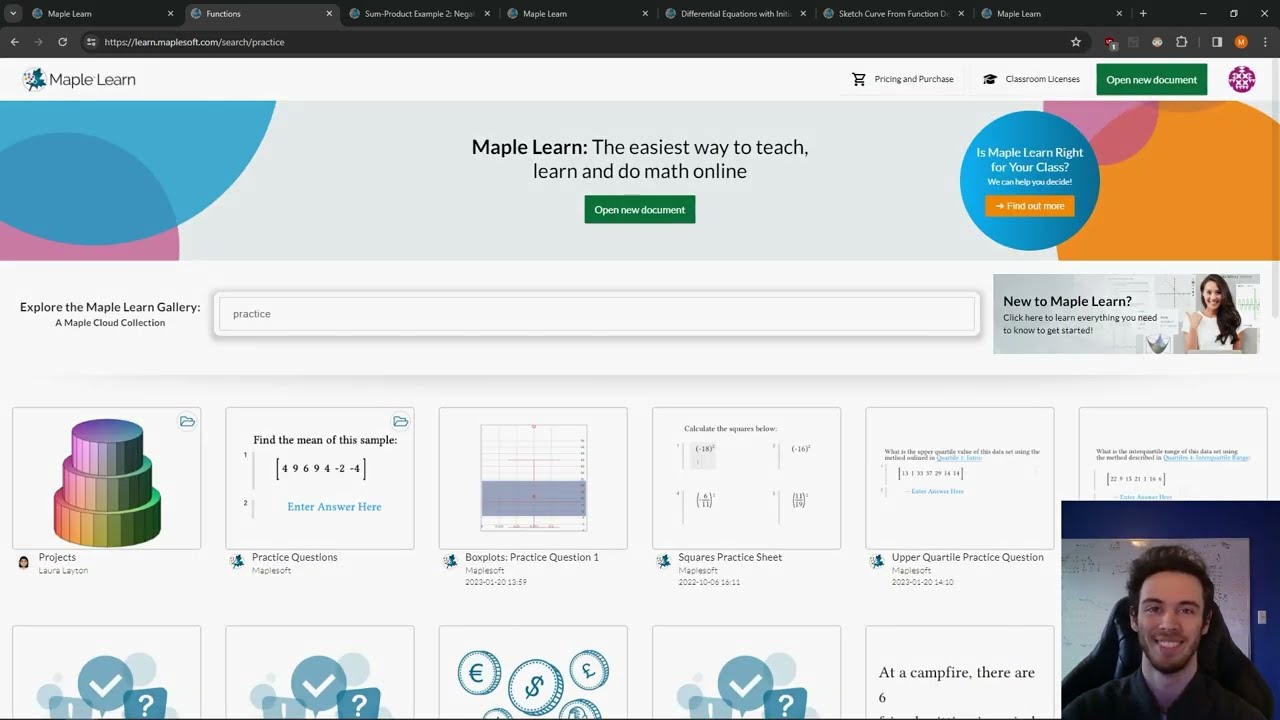 Getting Started with Maple Learn