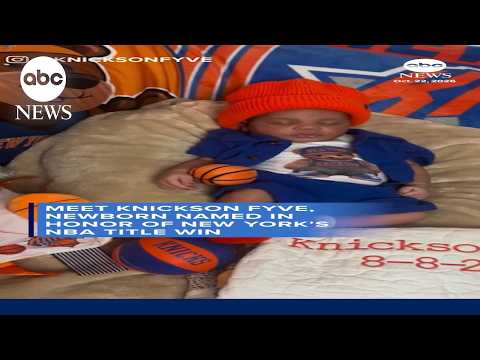 Meet Knickson Fyve, named in honor of New York's NBA title win