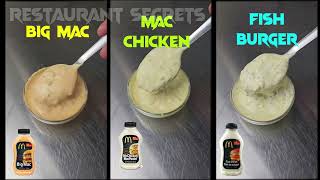 3 Big Mac Sauces Recipe by Chef Siddiqui | Big Mac Special Sauce Recipe | How to make Big Mac Sauce