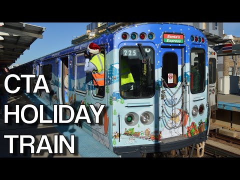 Riding the CTA Holiday Train for the First Time