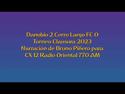Danubio 2 Cerro Largo FC 0 - Clausura 2023 (por Bruno Piñero)
