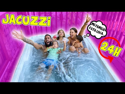 Last one out of the jacuzzi wins! We spent 24 hours in hot water | Amiguindy Family