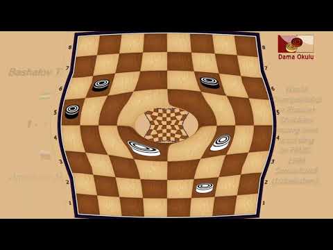 Amrilloev M. (RUS) - Bashatov T..  World_Russian Checkers_Men-1996.