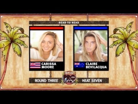 Round 3, Heat 7 - Carissa Moore vs Claire Bevilacqua