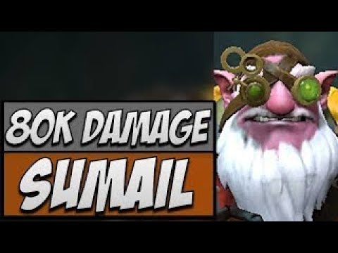 Sumail Sniper with 80,000 DAMAGE | Dota 2 WTF Gameplay