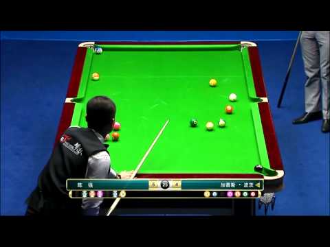 Gareth Potts VS Chen Qiang Part 2 - 2013 International Chinese 8 Ball Masters