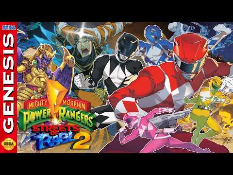 Power Rangers: Rita's Rewind - Hack of Streets of Rage 2 [Sega Genesis]