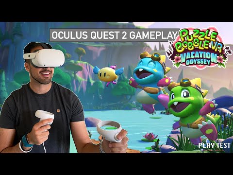 Relax on the Beach in VR with Puzzle Bobble Vacation Odyssey for Oculus Quest 2
